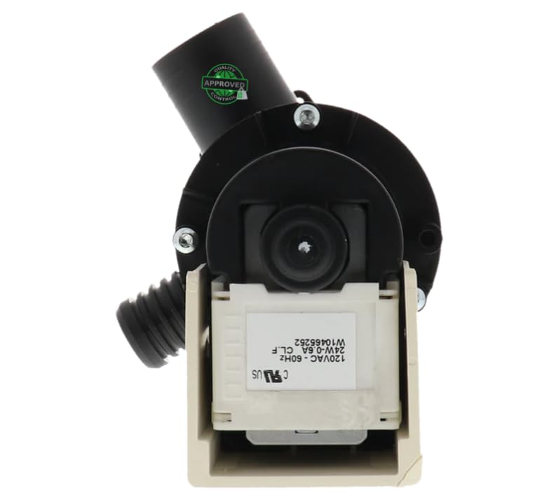W10192988, W10465252, 2312350 CKD312350X compatible with Whirlpool Washer Pump-Water fits old number W10192988, W10465252, 2312350