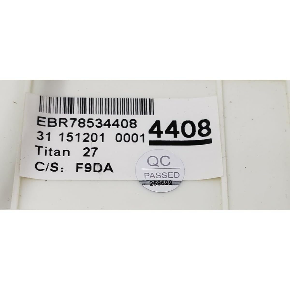 OEM Replacement for LG Washer User Interface EBR78534408