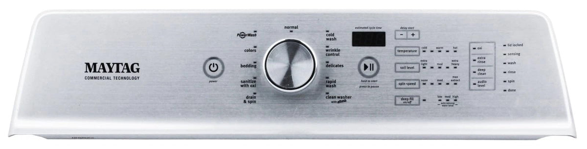 W10894756 for Maytag Washer Main Control Panel Console