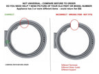 3288289 AP5978643 EAP11711786 CKD939301X compatible with LG FRONT LOADING COMBO Washer Door Seal Gasket fits old number 3288289 AP5978643 EAP11711786