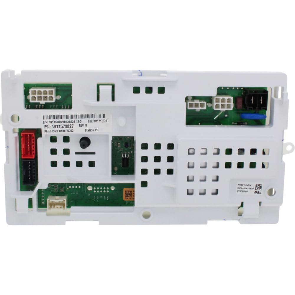 OEM W11608056 Washer Main Control Board Timer, Replacement for Whirlpool
