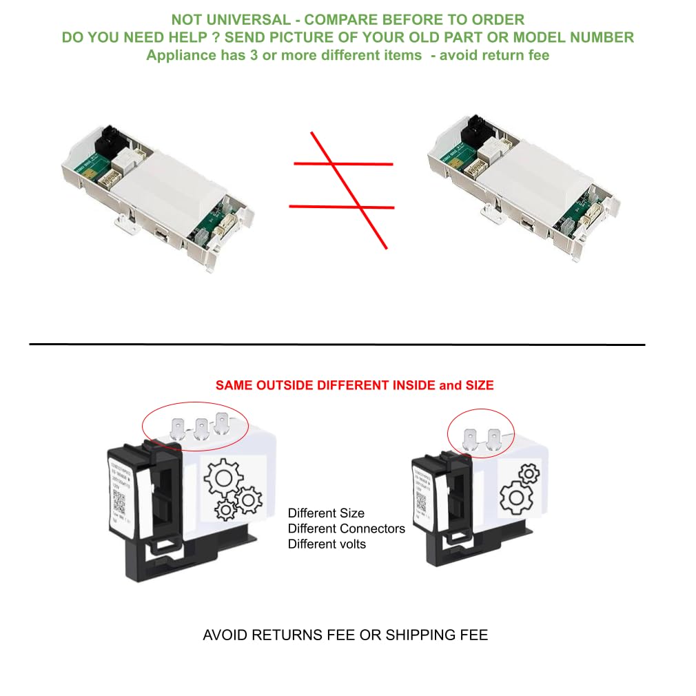 W10405856, W10445278, 2312655 CKD312655X compatible with Whirlpool Washer Electronic Control Board fits old number W10405856, W10445278, 2312655