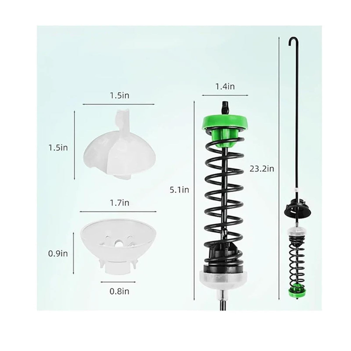 4pcsAutomatic Washing Machine Shock Absorber Suspension Rod W11130362