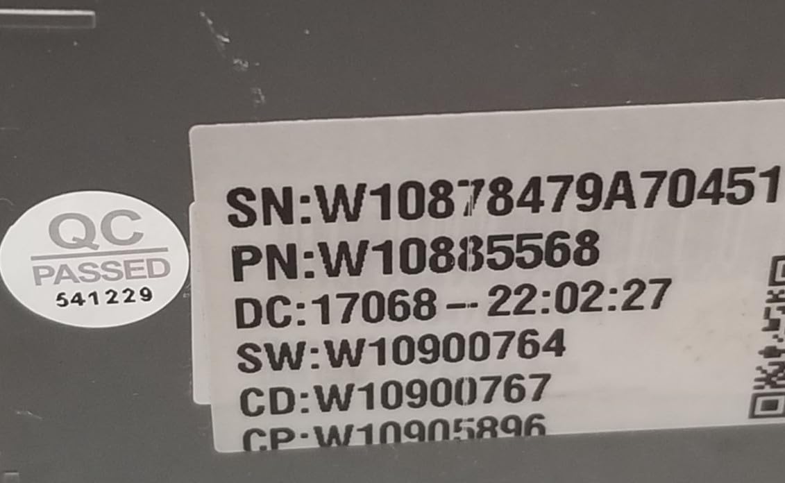 OEM Replacement for Whirlpool Washer Control W10885568
