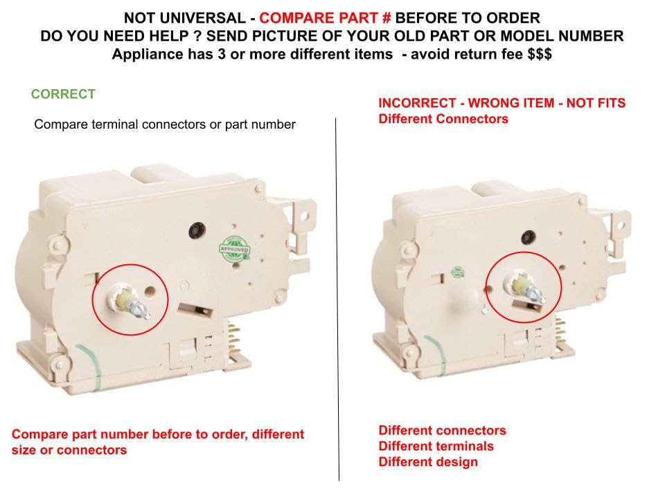 947876 AP3191755 EAP269934 CKDX10202X compatible with General Electric Ge Washer Timer Control fits old number 947876 AP3191755 EAP269934
