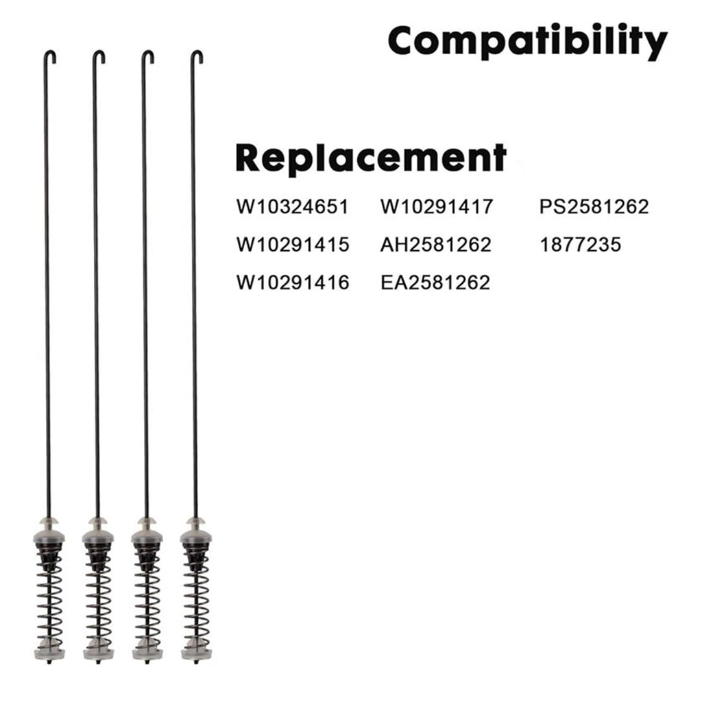 Suspension Rod Kit, Compatible with Whirlpool, W11217817