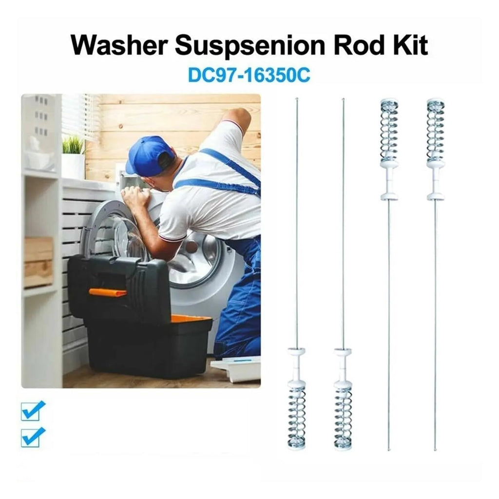 Washer Suspension Rod DC97-16350C Damper,Compatible for Samsung
