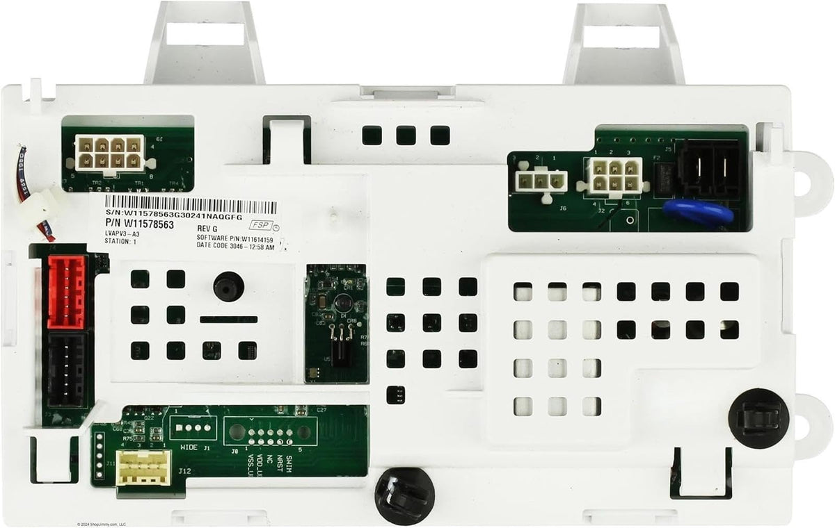 W11578563 W11607637 Control Board, Compatible With Maytag Washer Machine