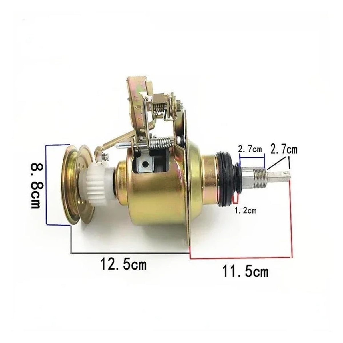 Washing Machine Clutch Assembly 11 Teeth Square Shaft Bearing Clutch And Bearing Assembly For Washing Machine Reducer Parts(Square Shaft)