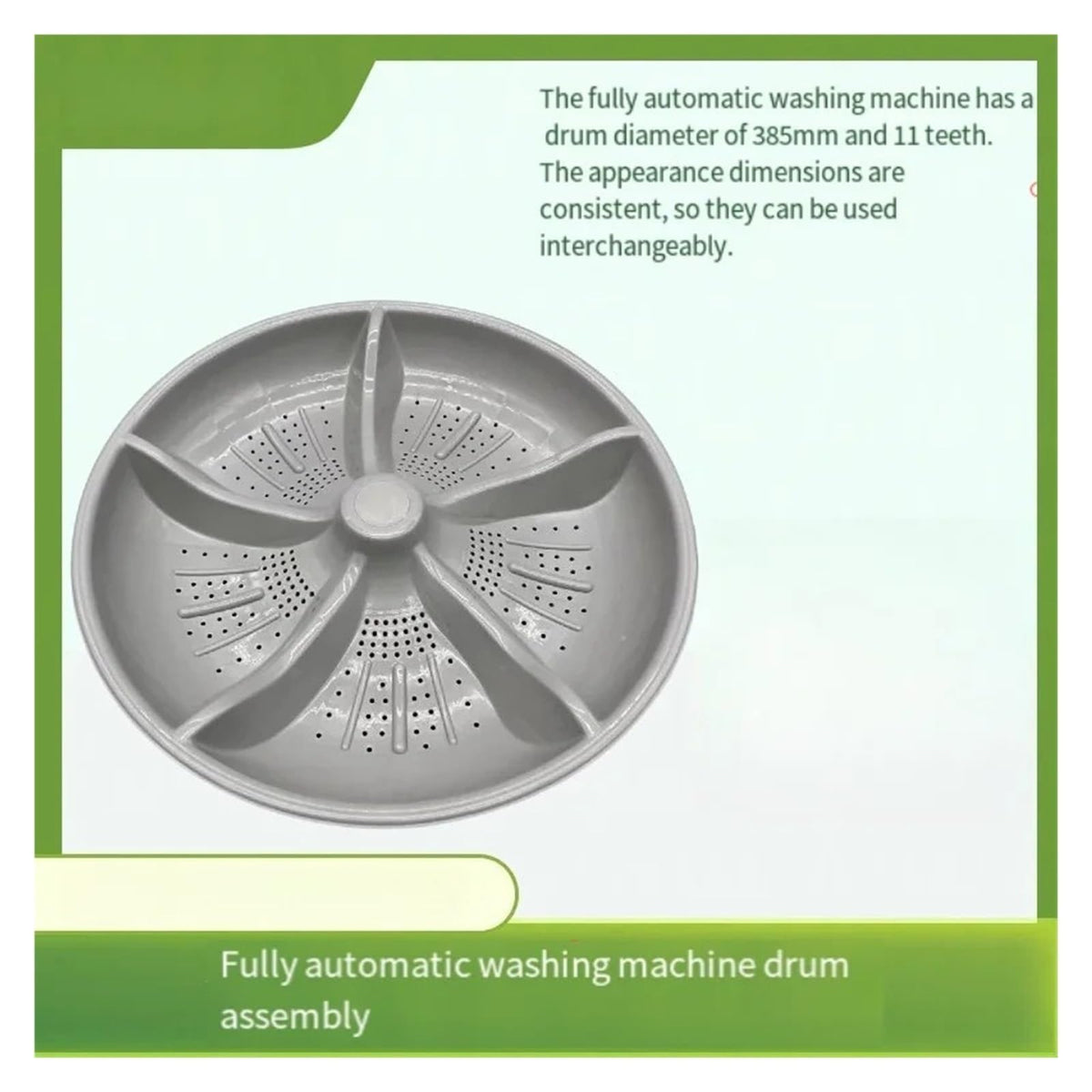 Automatic washing machine pulsator turntable chassis