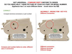 AWP47351 PD00003565 CKD953317X compatible with Whirlpool Washer Timer fits old number AWP47351 PD00003565