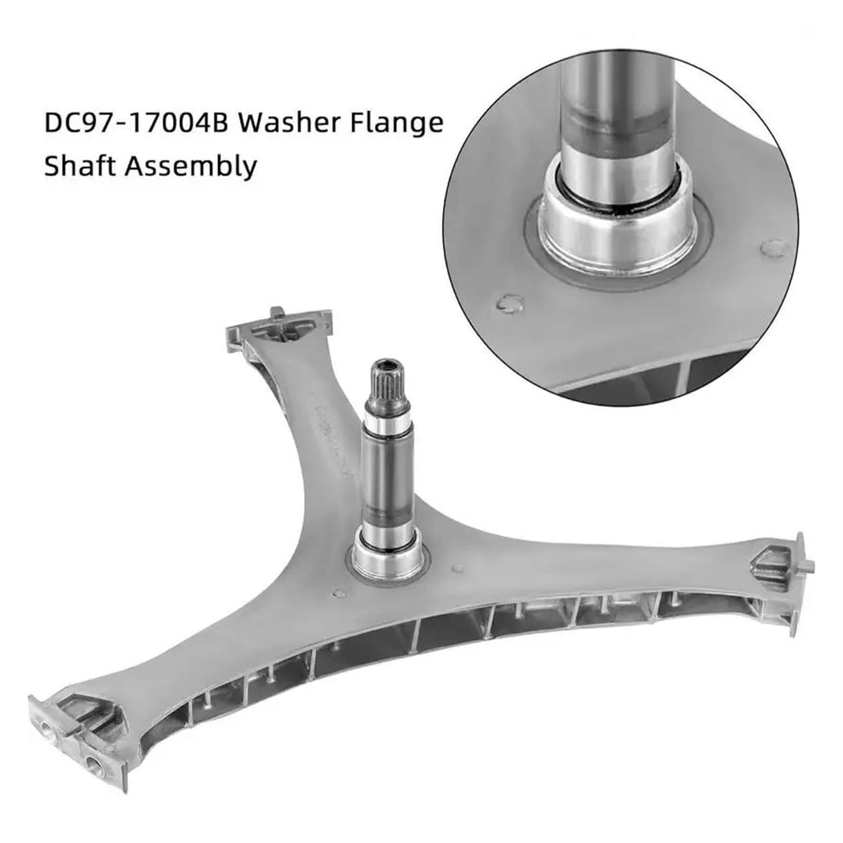 Washing Machine Flange Shaft | Compatible With Samsung DC97 17004B 17004C 1704D Replacement Part