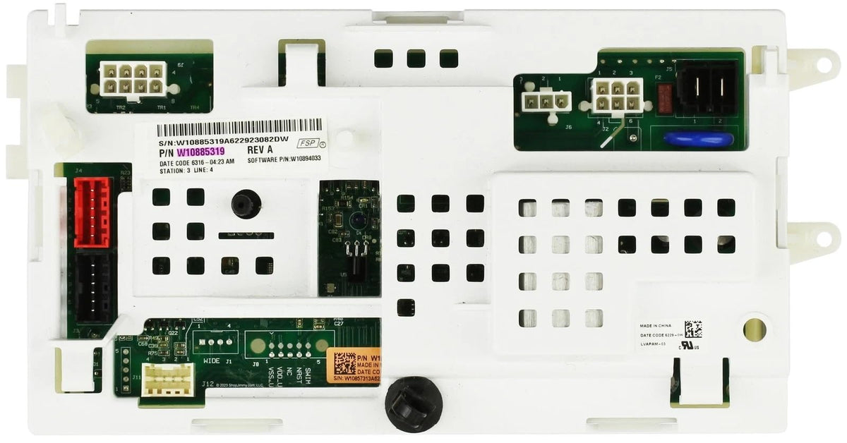W10885319 for Kenmore Whirlpool Washer Control Board 11022352510