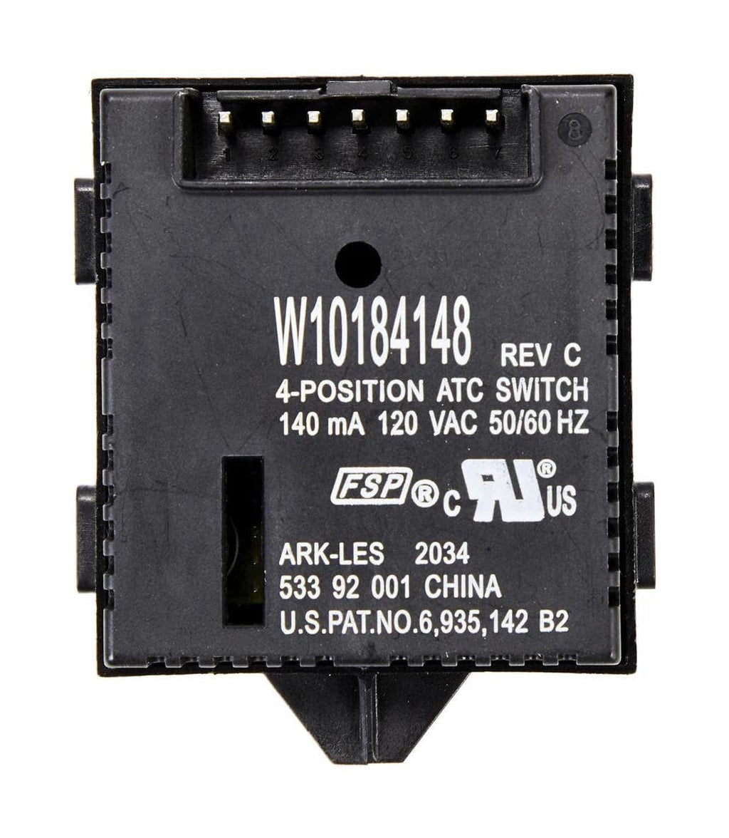 For Whirlpool Washer Tempurature Switch WPW10179666 W10179666 WTW57ESV