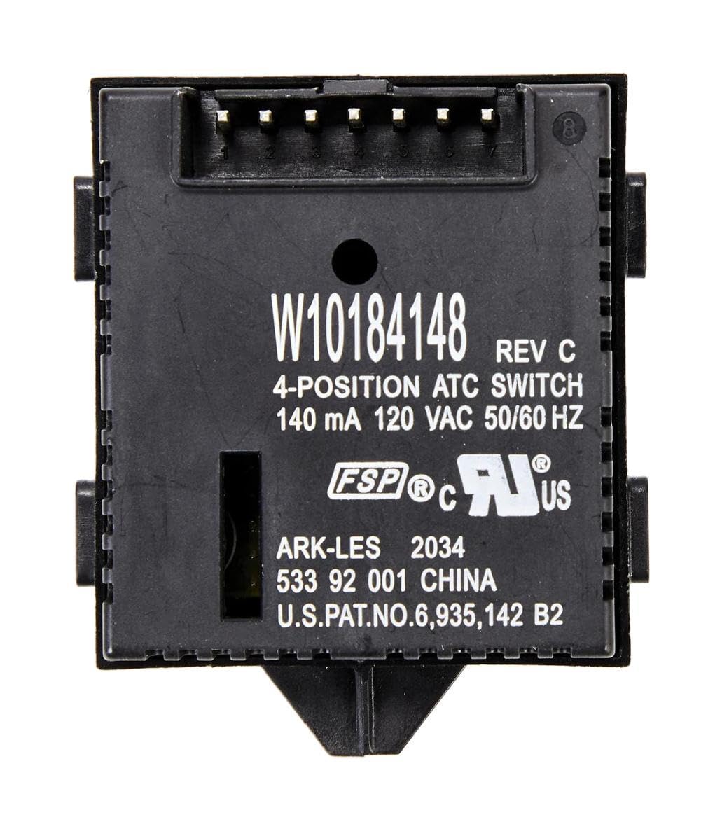 For Whirlpool Washer Tempurature Switch WPW10179666 W10179666 WTW57ESV