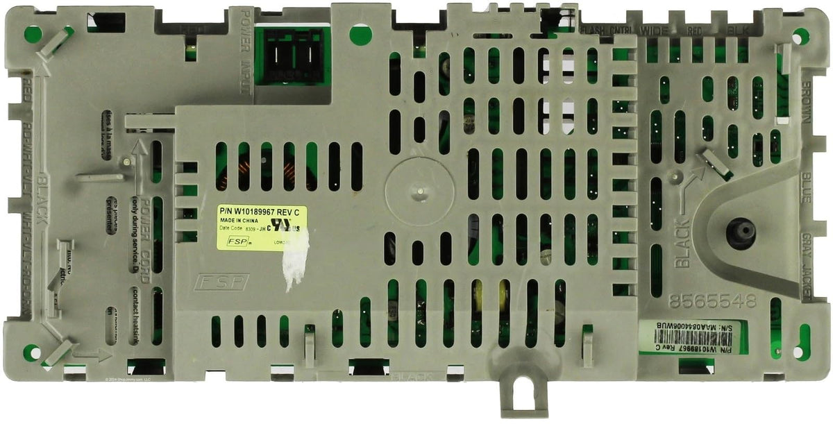 W10189967 for Whirlpool Washer Control Board