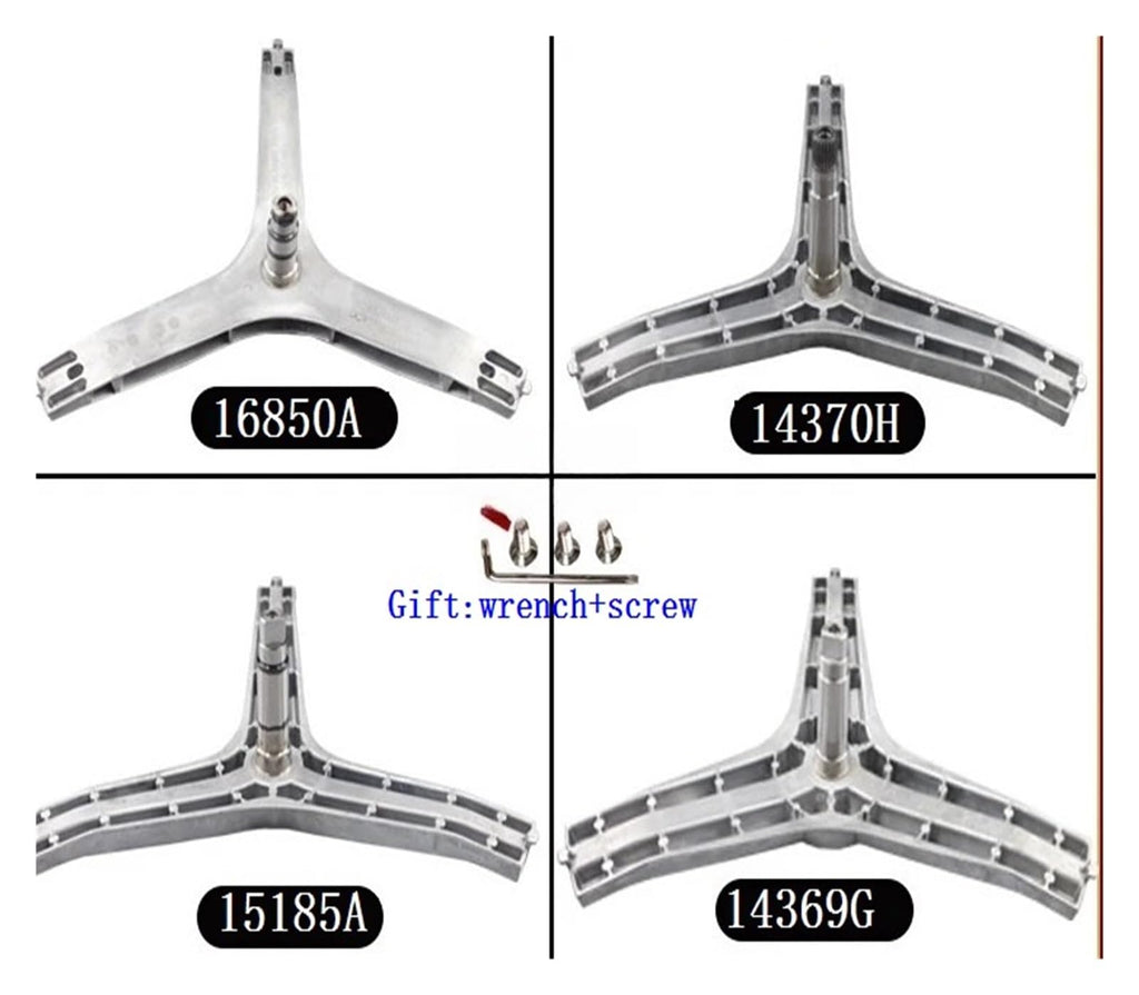 Front Load Washer Triangular Bracket Kit 16580A 14370H 15185A 14369G With Tripod Bearings And Water Seal Durable Replacement Accessories(16580A)