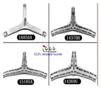 Front Load Washer Triangular Bracket Kit 16580A 14370H 15185A 14369G With Tripod Bearings And Water Seal Durable Replacement Accessories(16580A)