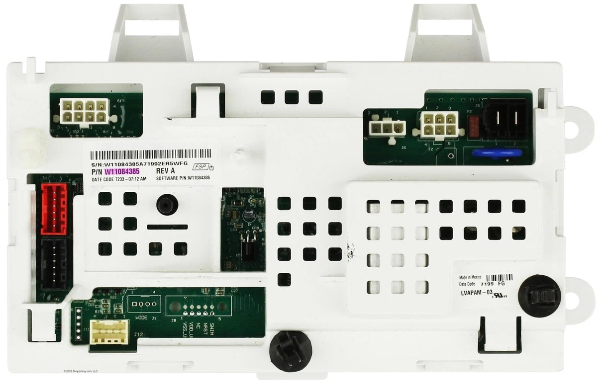 W11084385 for Kenmore Whirlpool Washer Main Control Board 11020232710