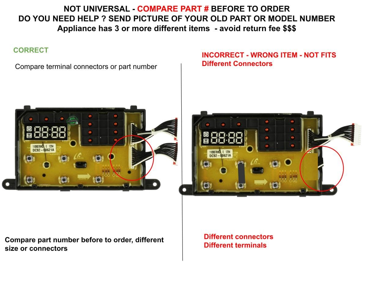 3282561 CKD282561X compatible with Samsung Washer Sub-Display Pcb Assembly fits old number 3282561