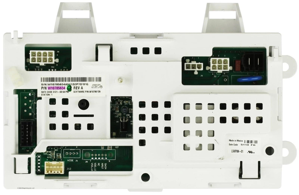 W10785634 for Whirlpool Washer Control Board
