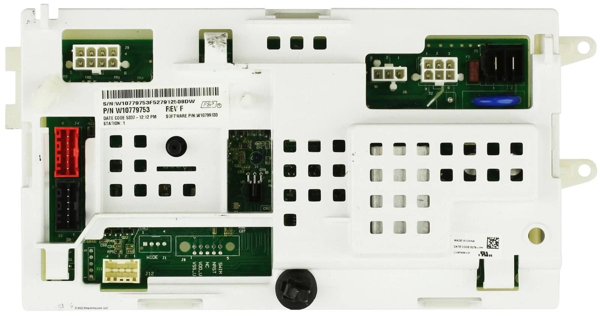 W10779753 for Whirlpool Washer Main Control Board WTW4815EW1