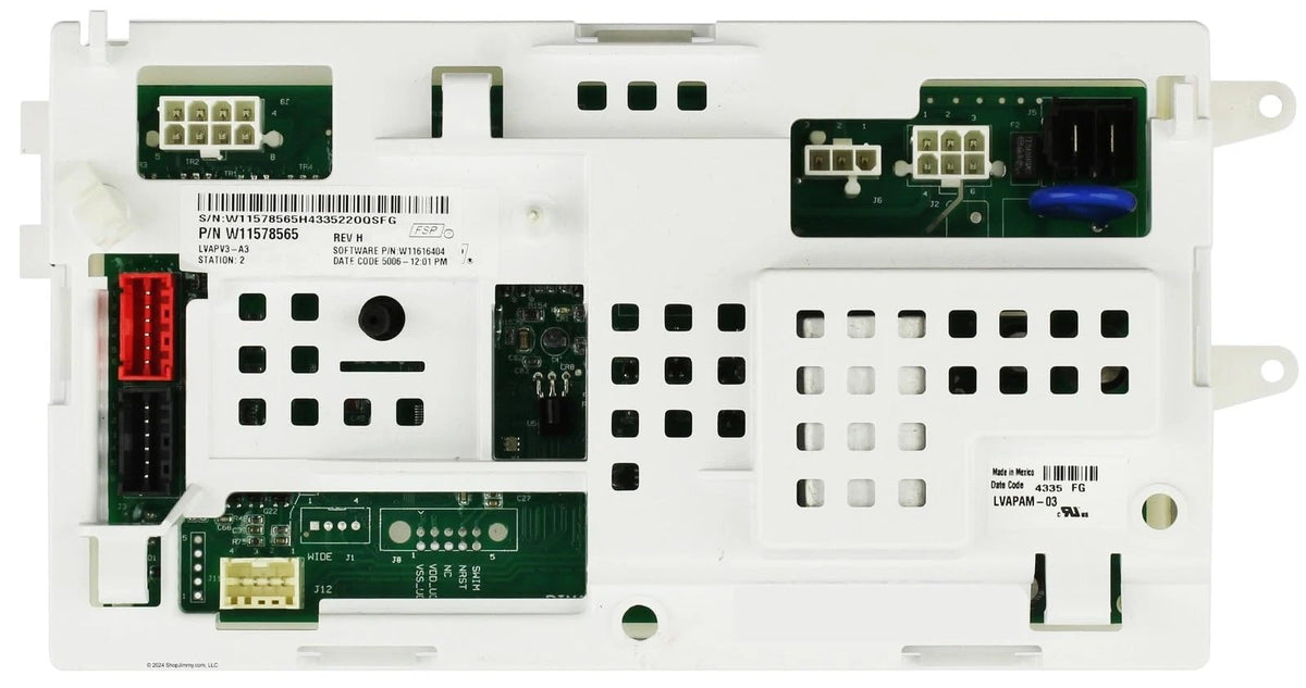 W11578565 for Whirlpool Washer Control Board WTW4816FW3