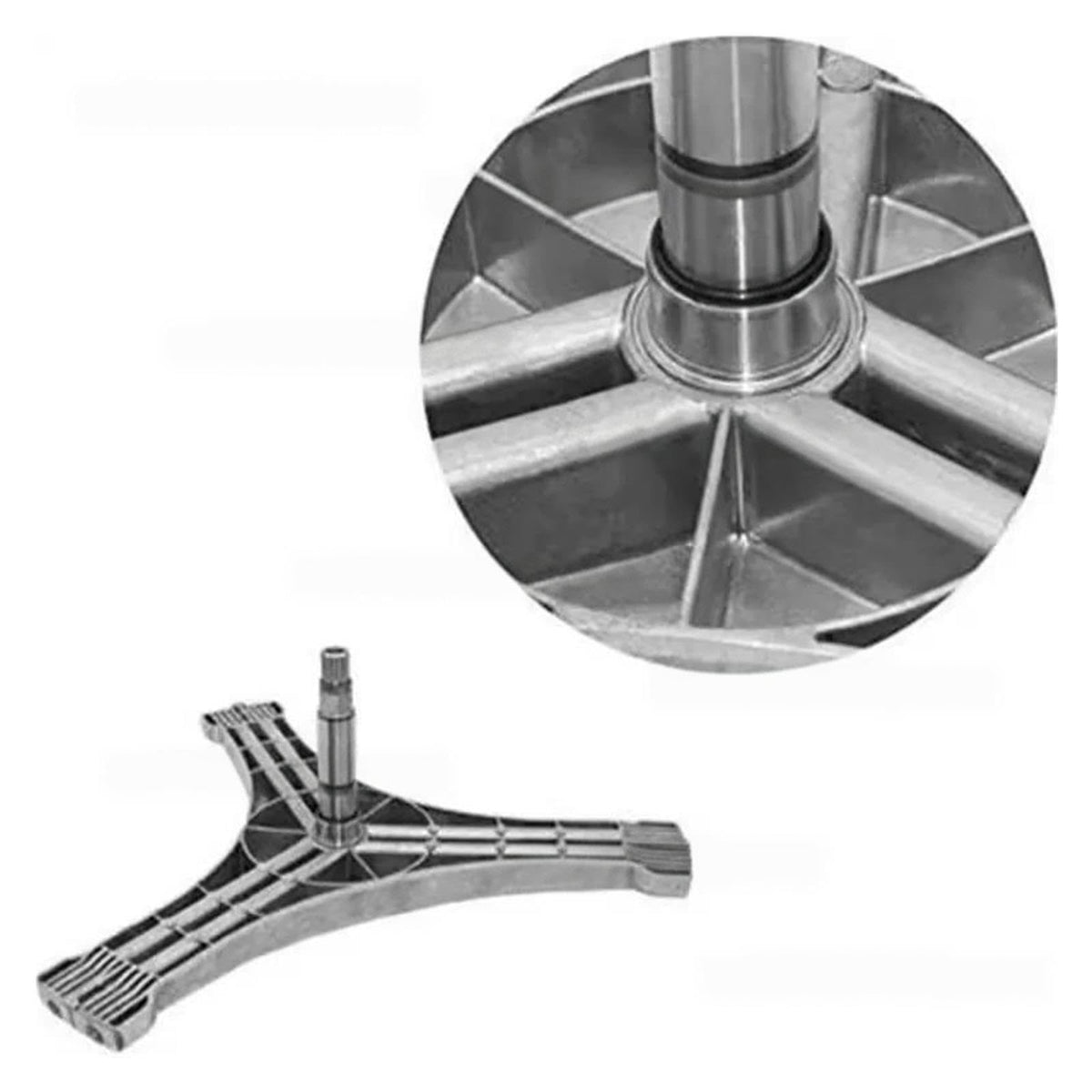 DC97-15491A Washer Drum Shaft Compatible With Samsung WF330AN WF350AN