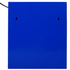 Micro Wall-Mounted Cleaner with 14L Tank Capacity Bench Part Cleaner Heavy-Duty Steel Construction and Flexible Cleaning Hose Head Blue
