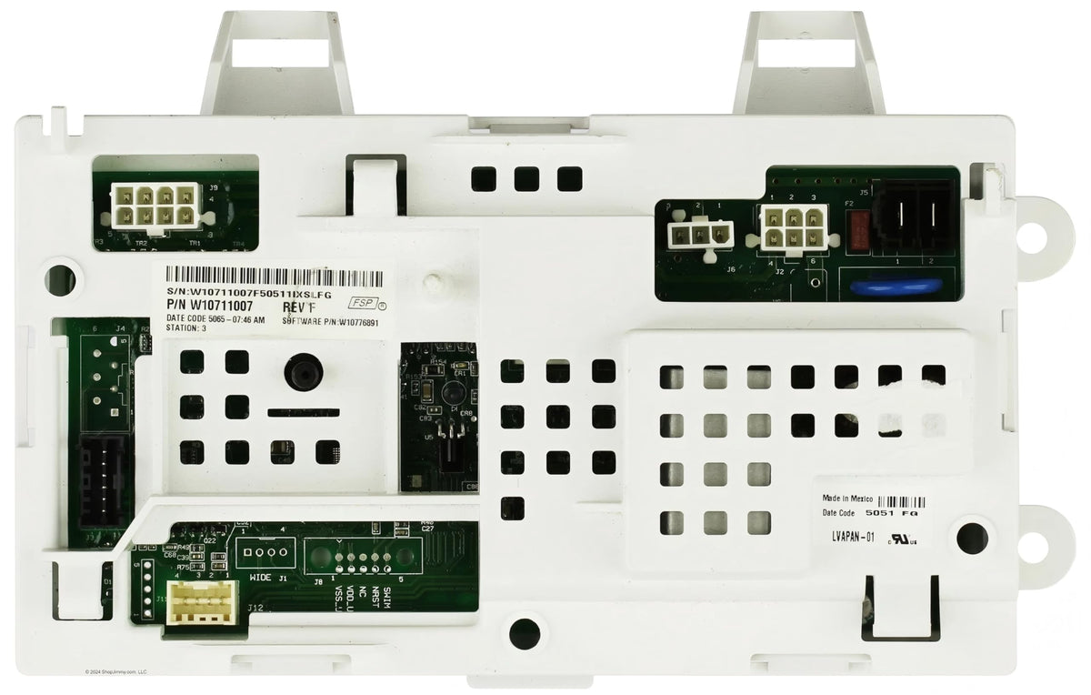 W10711007 for Whirlpool Washer Control Board