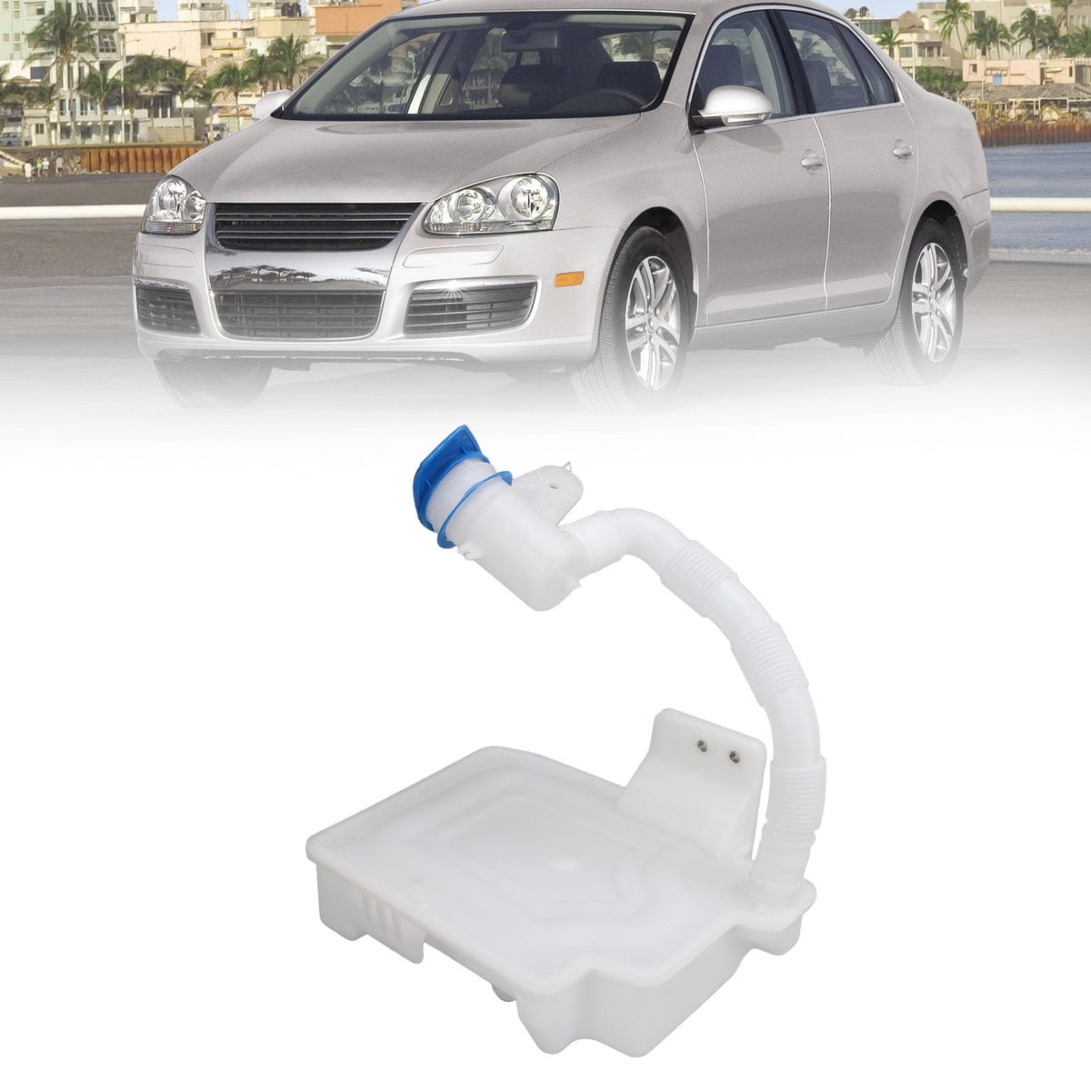 Washer Reservoir Bottle, OE Replacement for Seat Altea, ABS Fluid