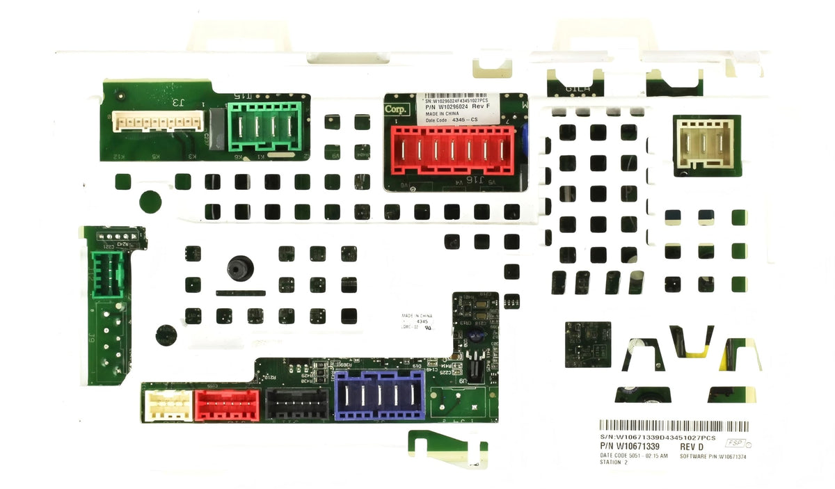 W10671339 for Whirlpool Washer Control Board