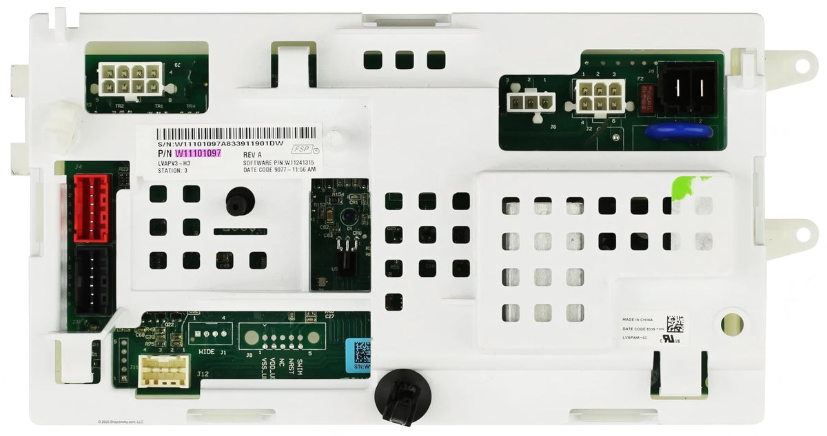 W11101097 for Crosley Whirlpool Washer Control Board