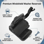 Acouto Washer Reservoir Washer Tank Fluid Reservoir Replacement ABS