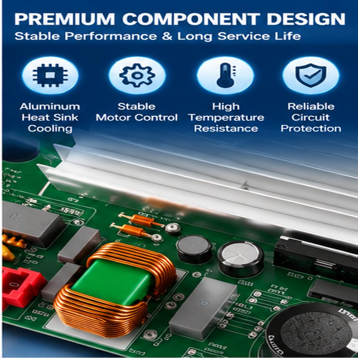 Washer Inverter Control Board for GE GFW850SPN5RS 2019–2024,Motor Speed Control