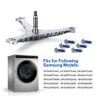 DC97-17004B Washer Flange Shaft Assembly with DC60-40137A Spider Hex Bolt (6 Pack) Compatible with Samsung Washing Machine Replace DC97-17004E 4000061 AP5800144 PS8764285
