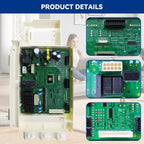 DC92-01803J Washer Control Board for Samsung WF45K6500AV/A2-00, WF45K6500AW/A2-00 Models Washer Electronic Control Board, Replace Number PD00042740, AP6002444, PS11735085, EAP11735085
